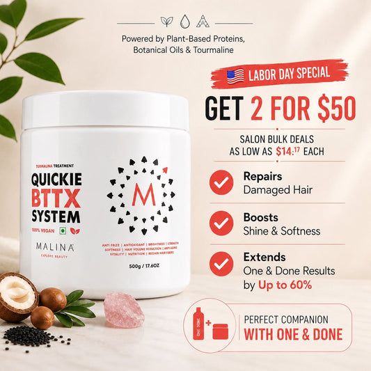 Malina Quickie BTTX System Vegan Protein Hair Treatment