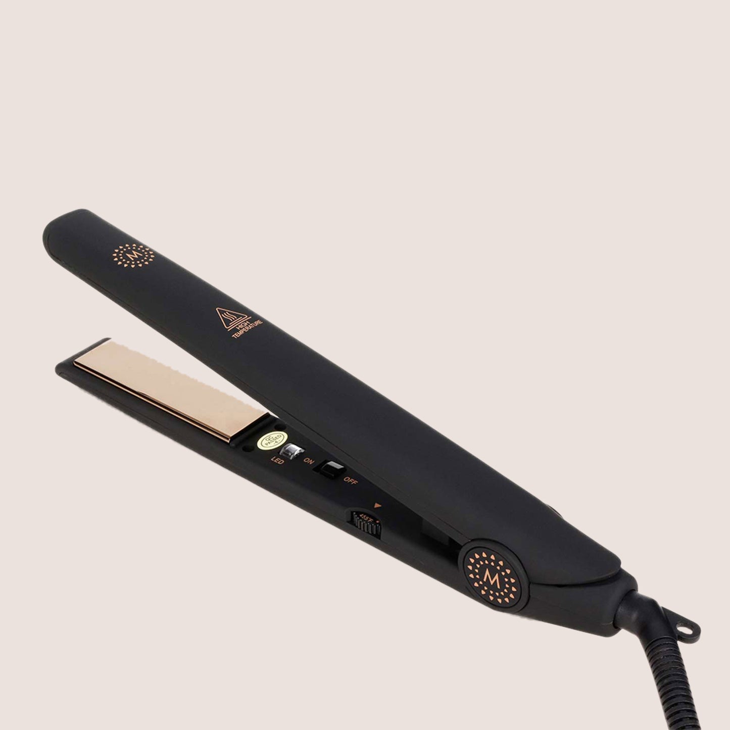 Malina Titanium Elite Hair Straightener Black