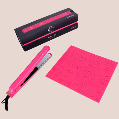 Malina Nova Titanium Hair Straightener Pink