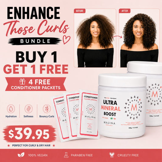 Malina Ultra Mineral Boost | Buy 1 Get 1 FREE + 4 FREE Conditioner Packets
