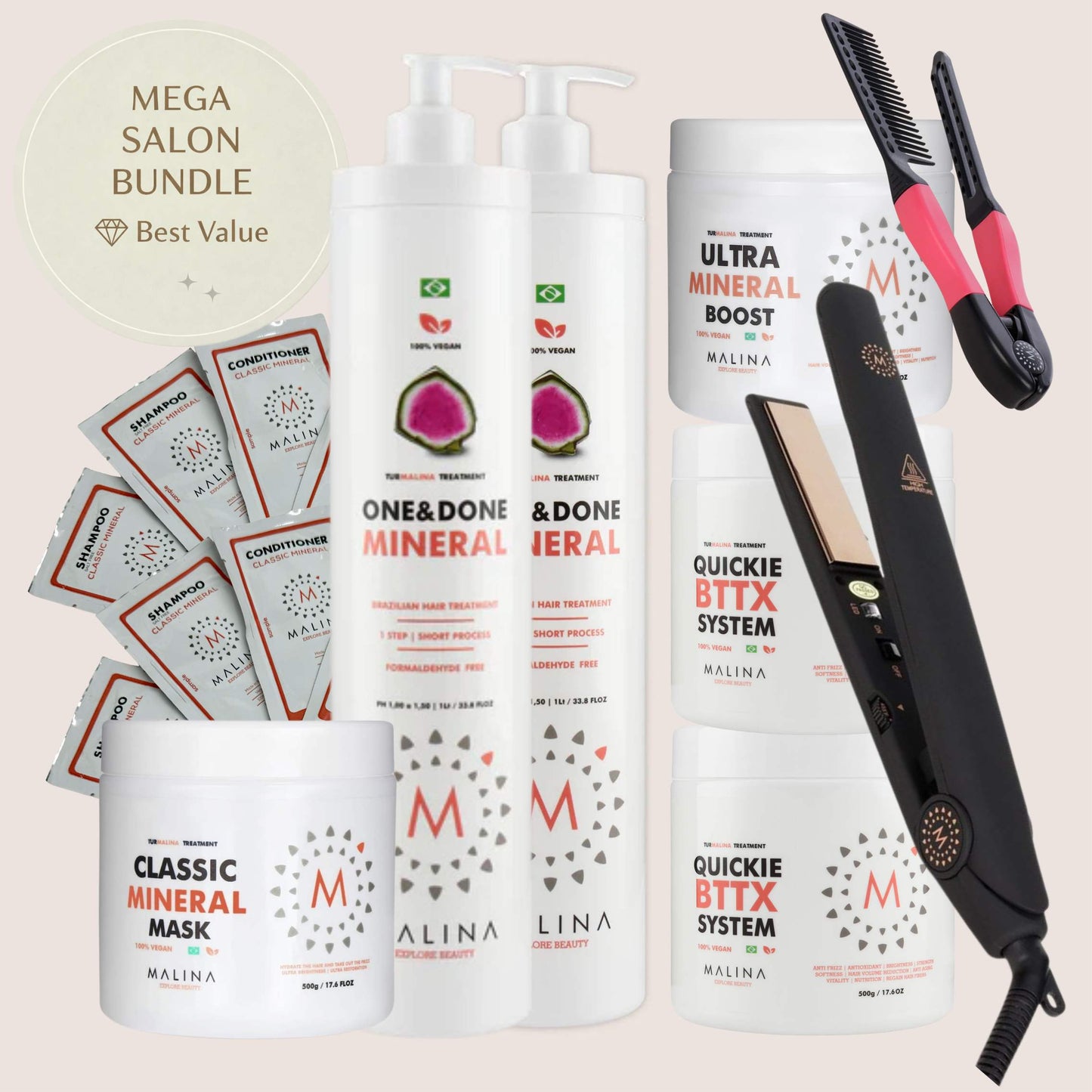 Malina Mega Smoothing & Repair Salon Bundle