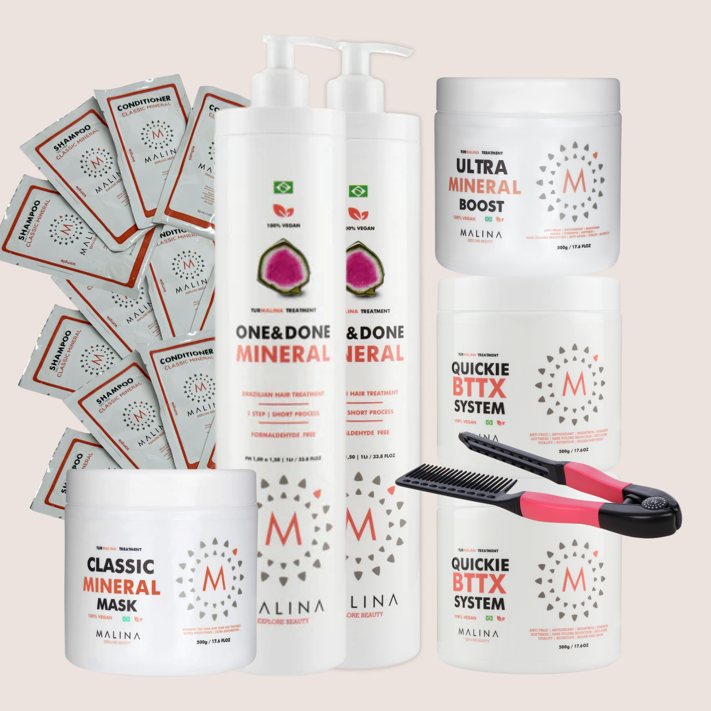 Malina Pro Smoothing & Repair Salon Bundle