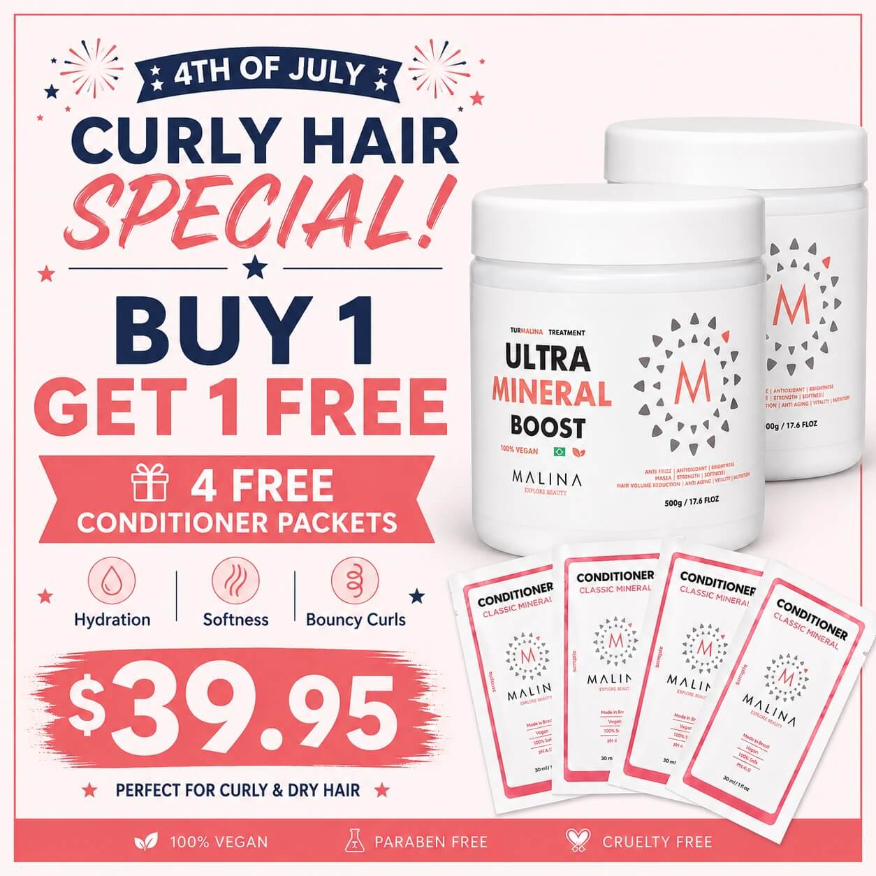 Malina Ultra Mineral Boost | Buy 1 Get 1 FREE + 4 FREE Conditioner Packets